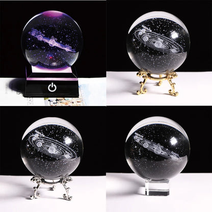 Glass Galaxy Spheres