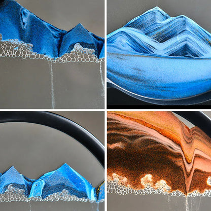 3D Moving Sand Piece